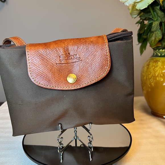 LONGCHAMP Le Pliage Brown Large Nylon Foldable / Packable Tote Bag - Picture 11 of 11